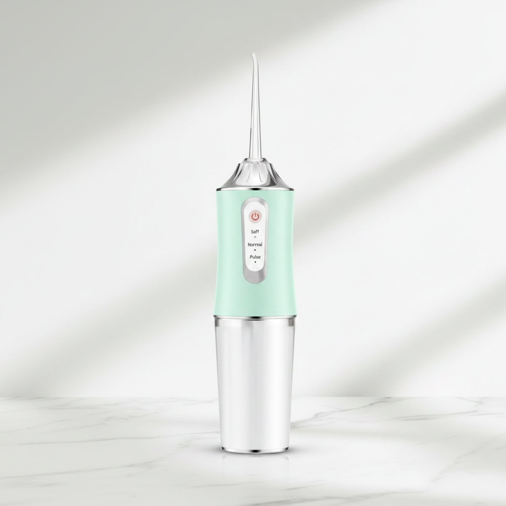 Mint green flosser square