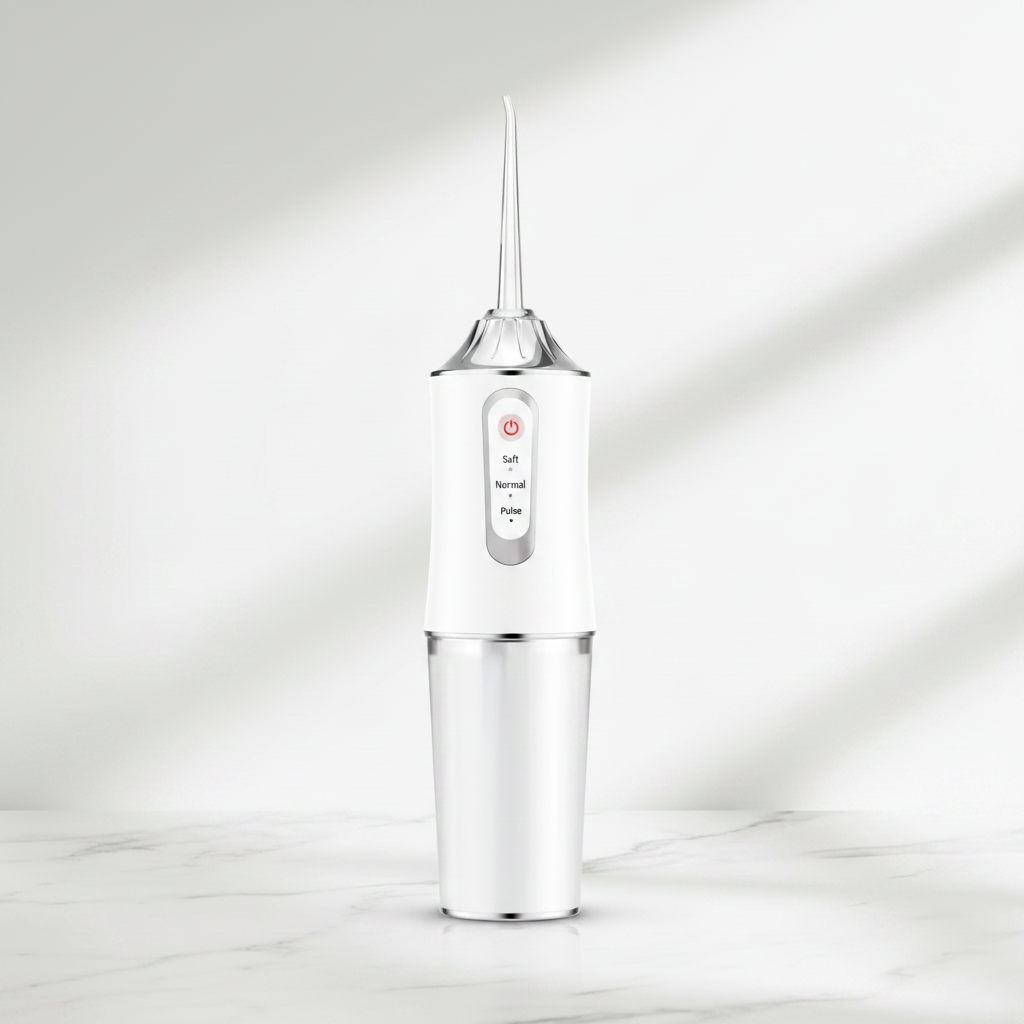 White flosser square